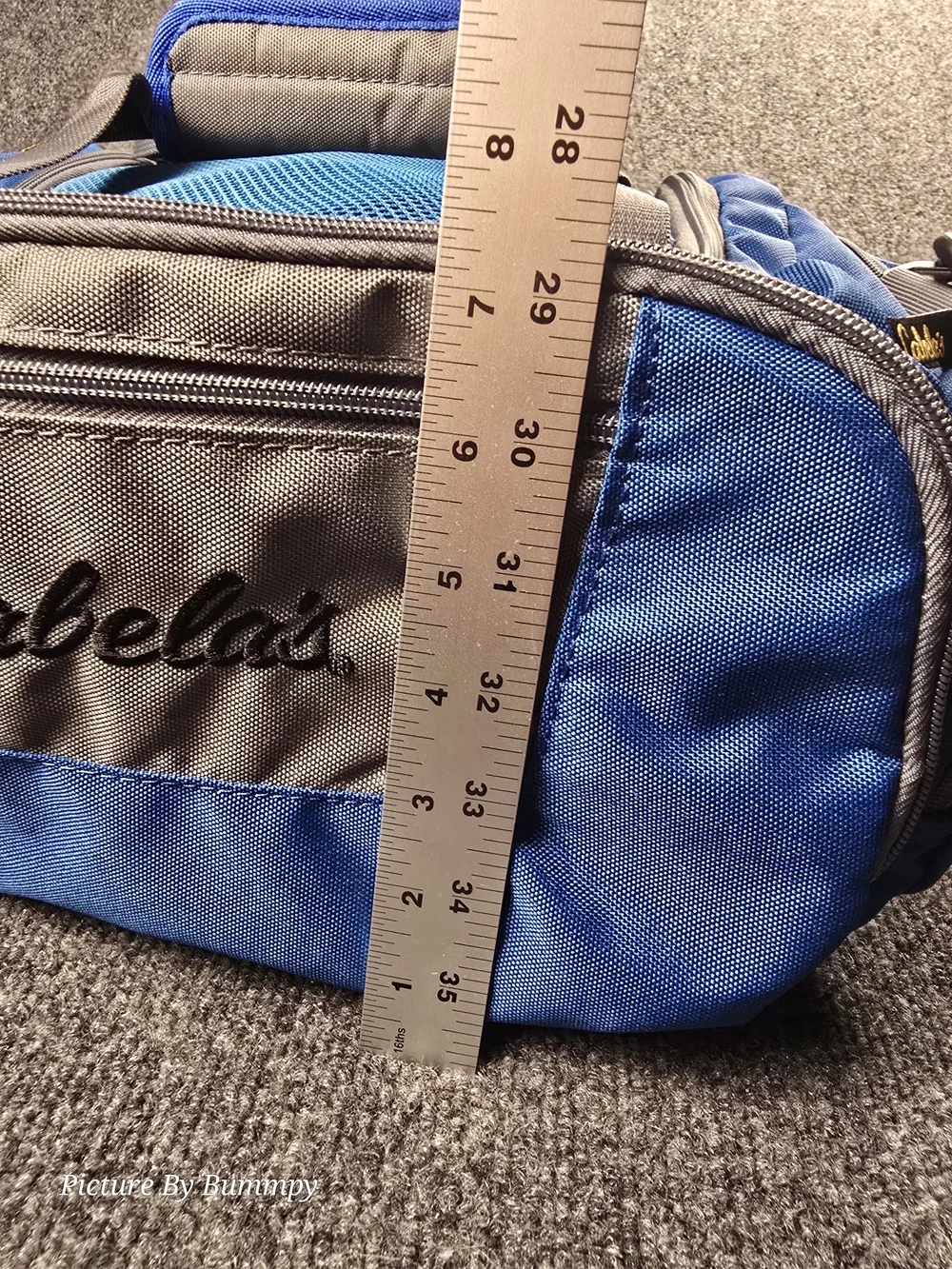 Cabela's Blue & Gray Men's Travel Duffle Bag